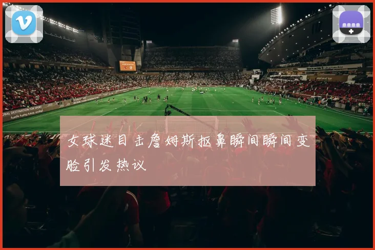 女球迷目击詹姆斯抠鼻瞬间瞬间变脸引发热议